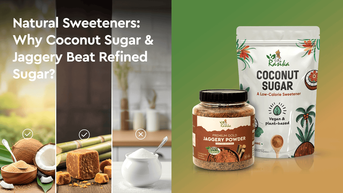 Natural Sweeteners: Why Coconut Sugar & Jaggery Beat Refined Sugar