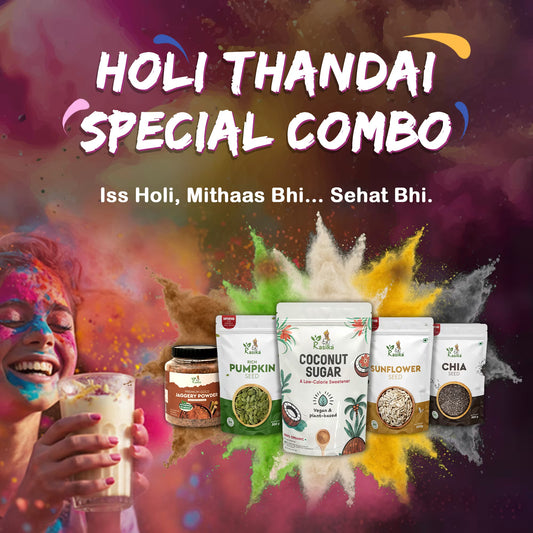 Holi Thandai Health Combo with Super Seeds & Natural Sweeteners
